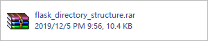 flask_directory_structure.rar